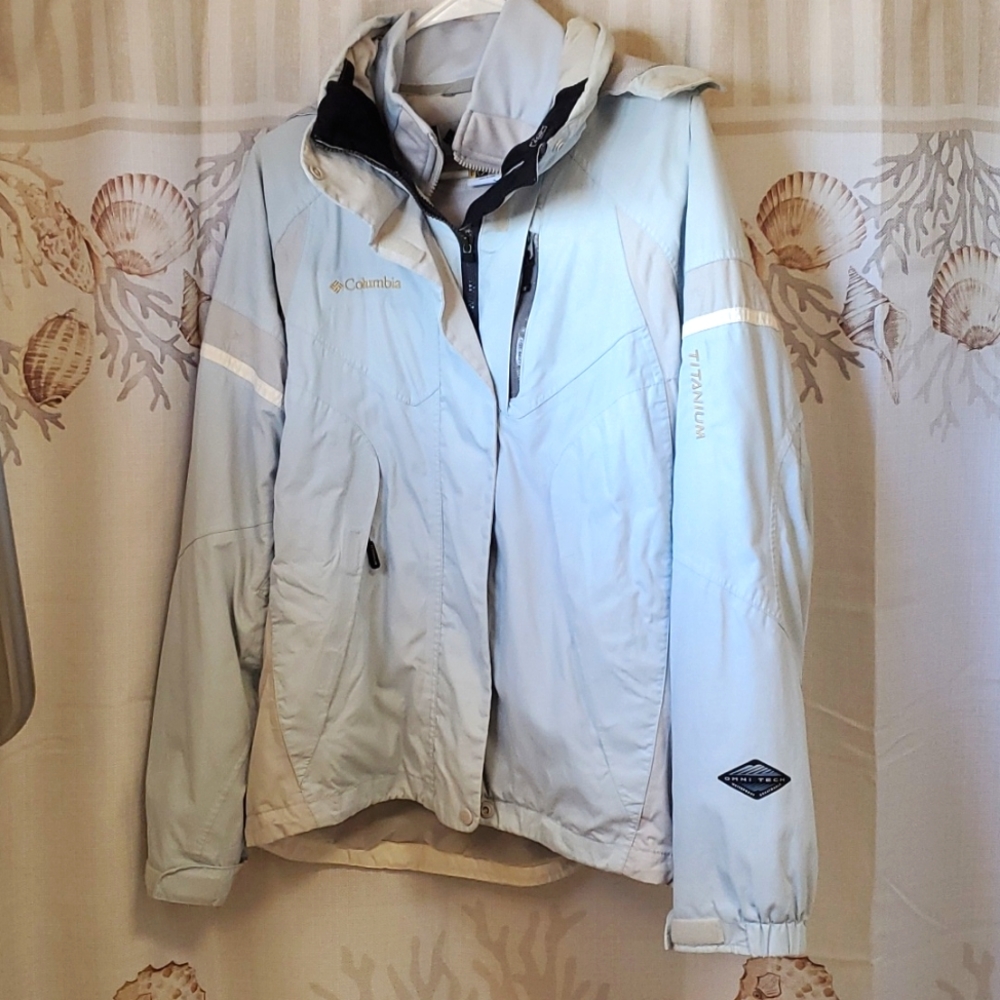 (2 jackets) Columbia Titanium ski jacket w zip in shell